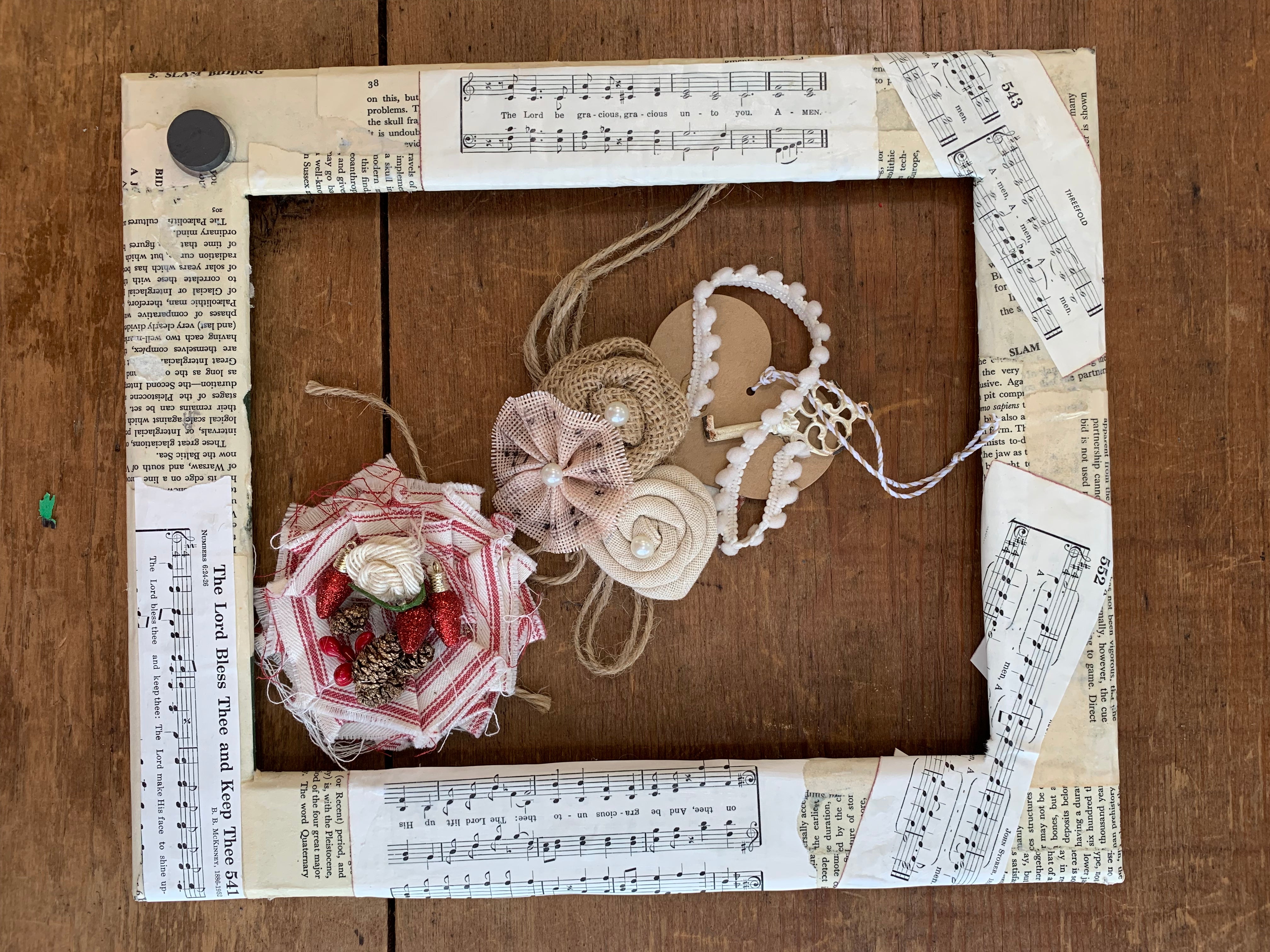 DIY: How to DIY an Old Picture Frame with Book Pages (Video Tutorial)
