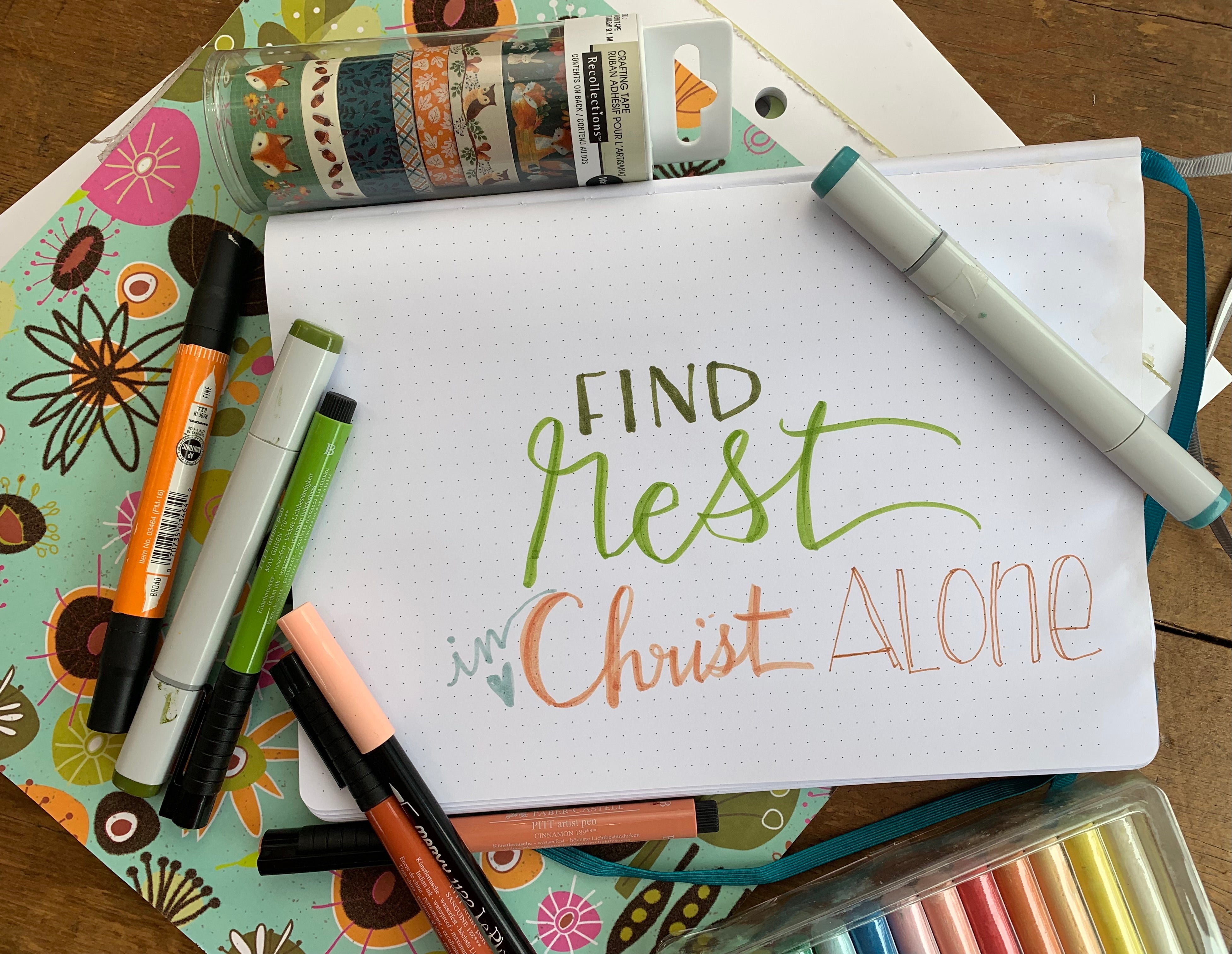 DIY: How to Coordinate Colors When Bible Journaling to Create a Personalized Gift