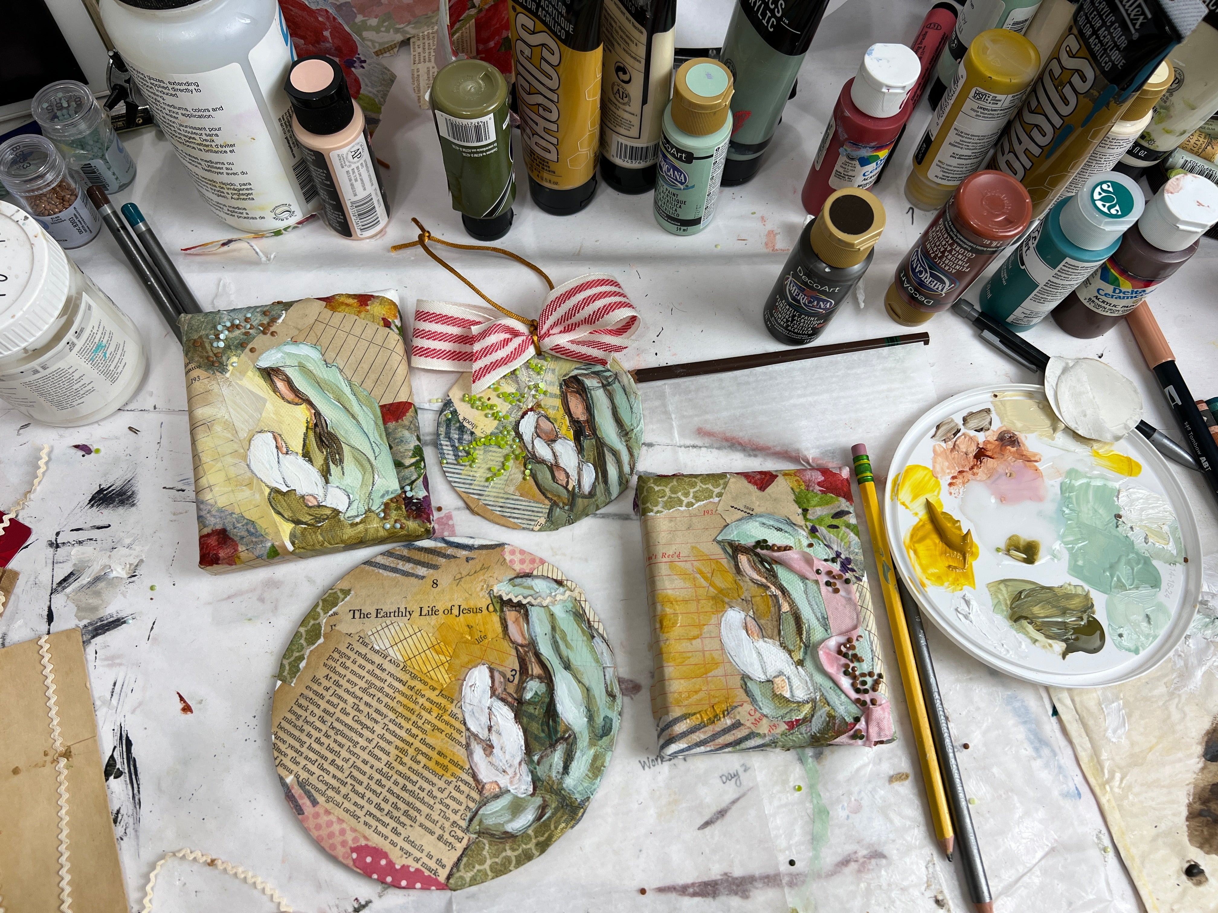 "I want to decorate my home with something beautiful I’ve made, but don’t know where to start."  Have you ever heard of Mixed Media?