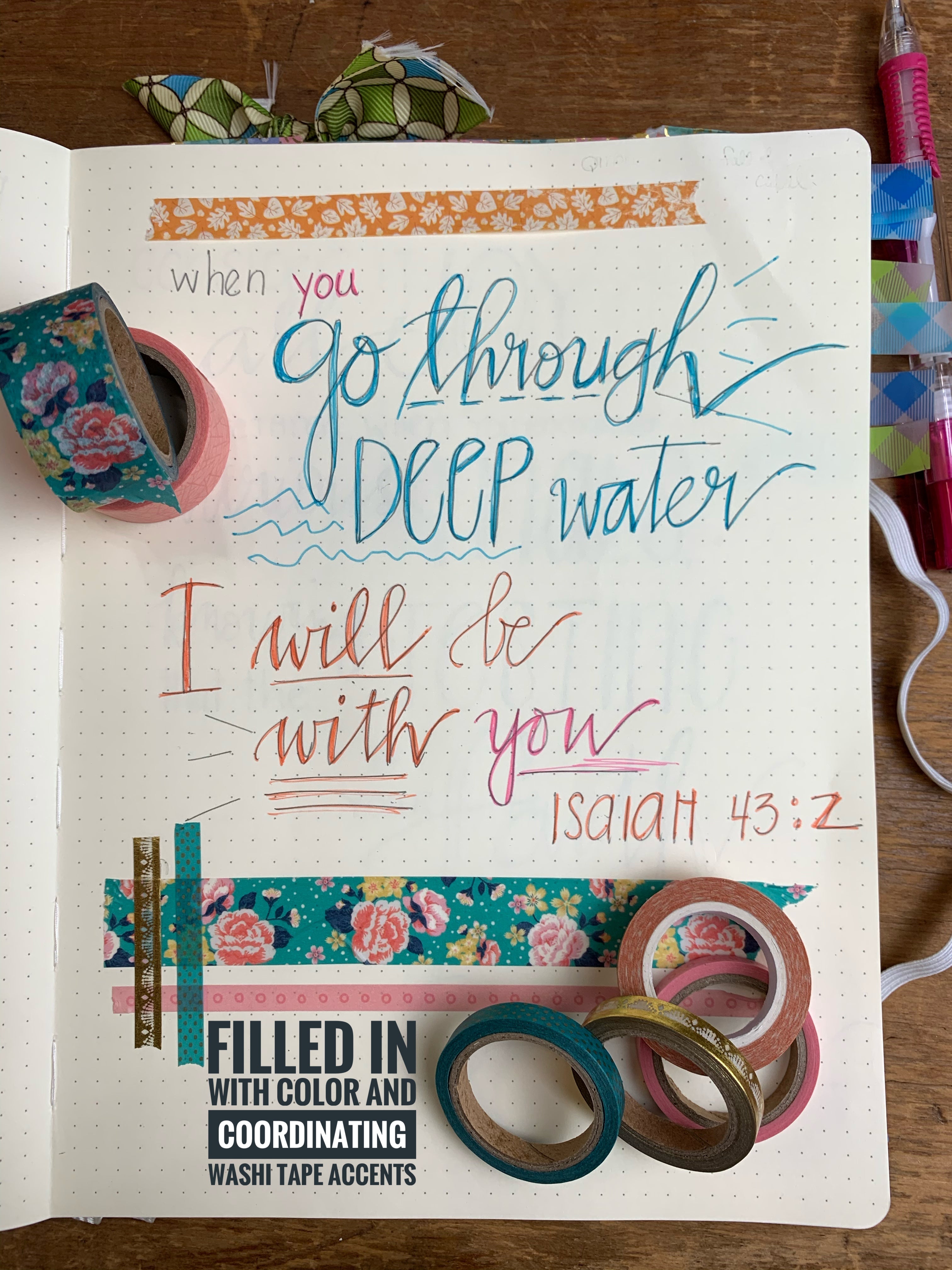 DIY: 5 Steps to Bible Journaling for Beginners (Step by Step Hand Lettering)