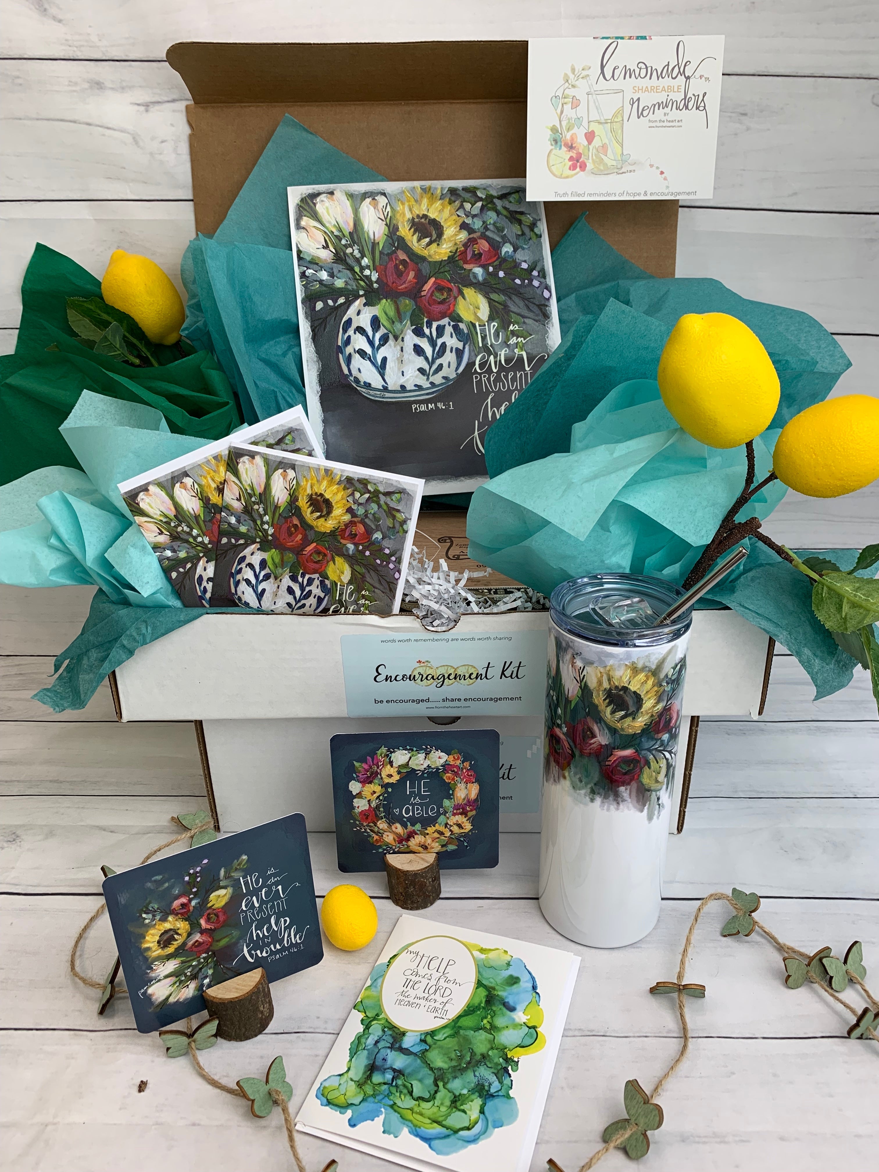 Story Behind the Art: What's Inside July's "Lemonade Reminders" Christian Subscription Box for Women (+ Why I Chose It)