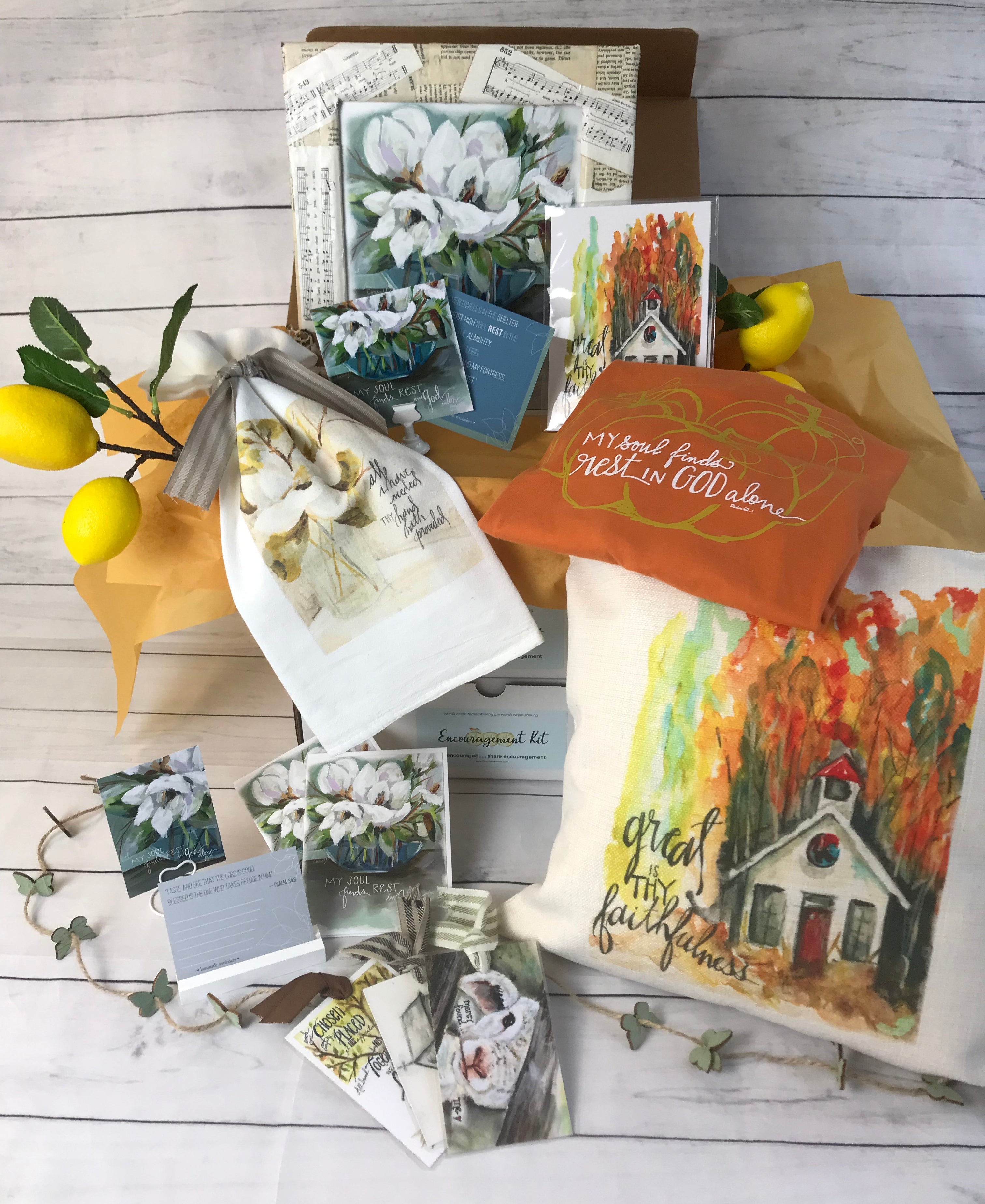 Story Behind the Art: What's Inside October's "Lemonade Reminders" Christian Subscription Box for Women (+ Why I Chose It)