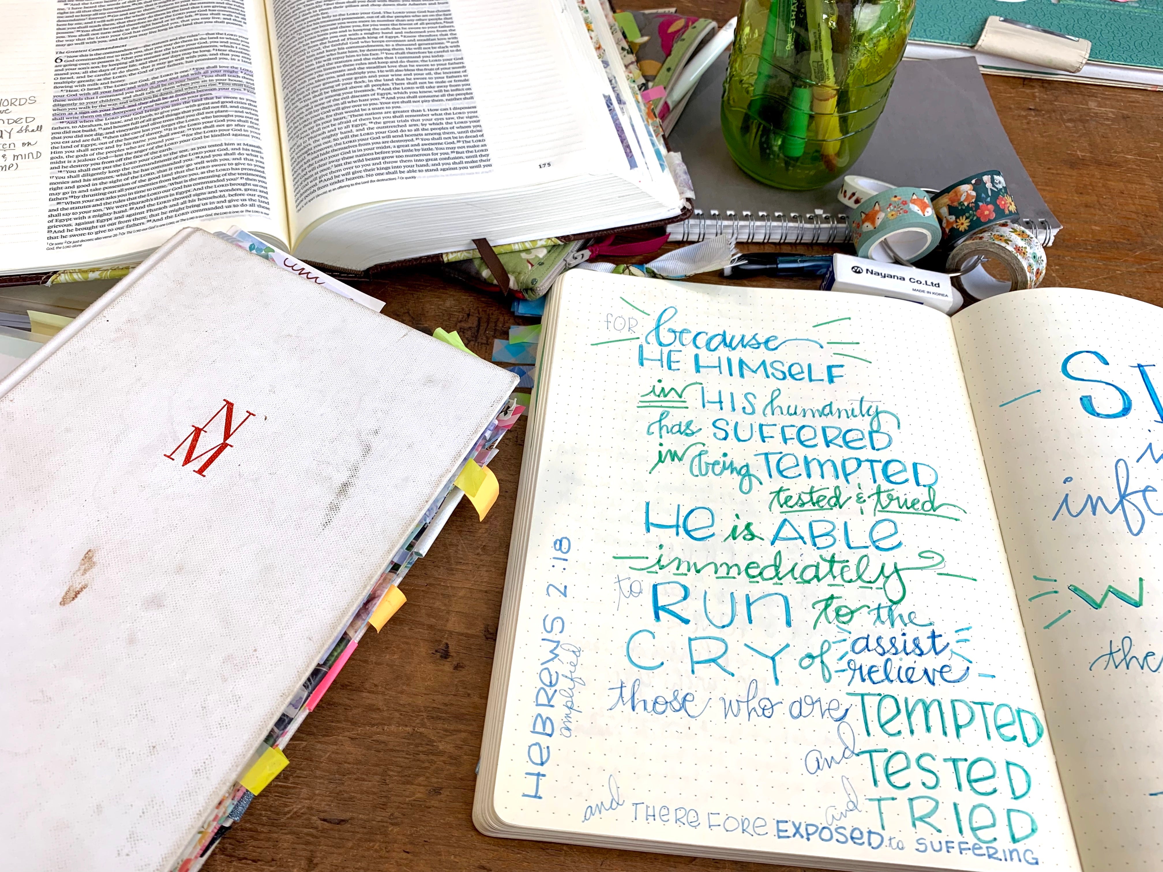 3 Steps to Start Bible Journaling as Part of your Daily Routine | Pam Coxwell From the Heart Art