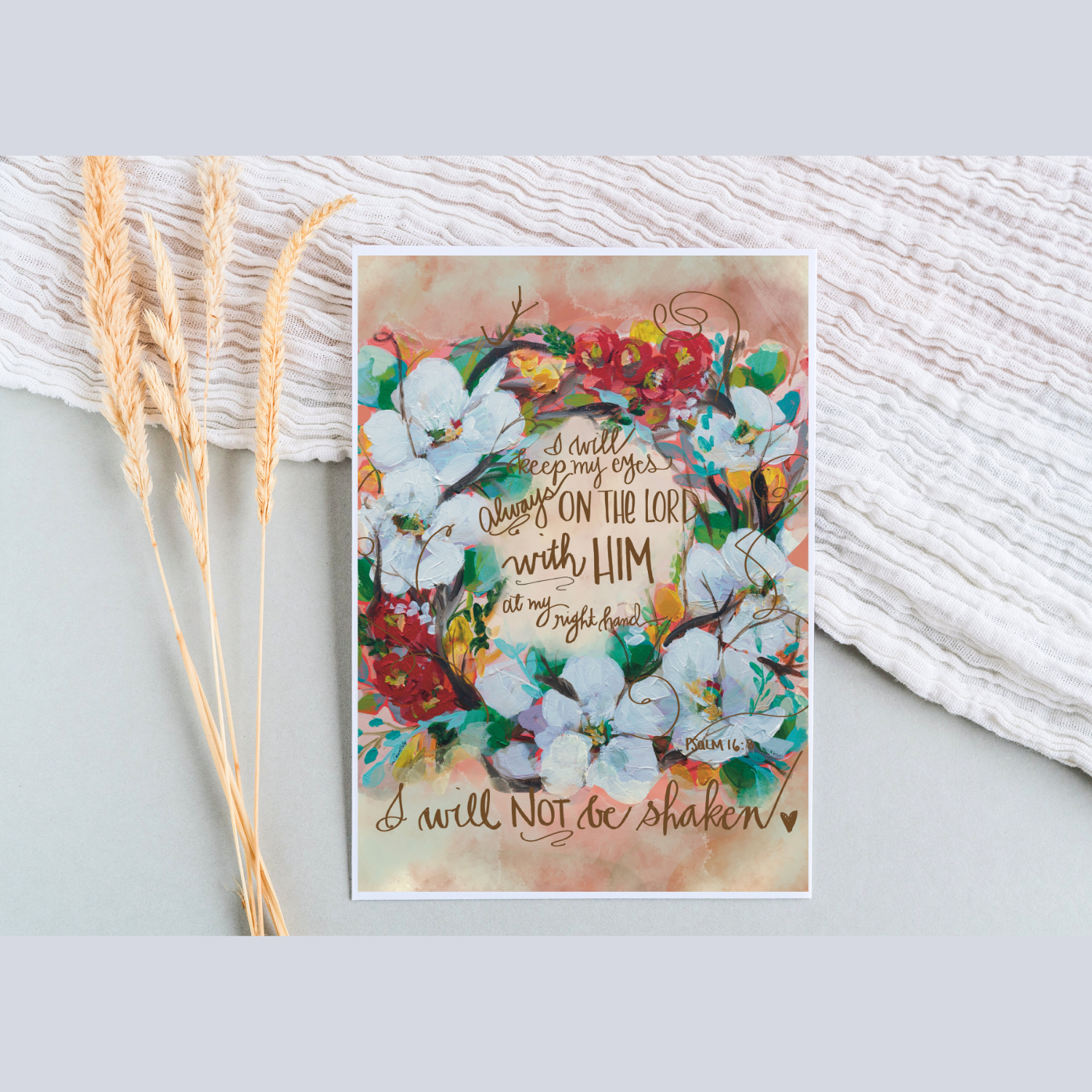 Will Not Be Shaken Wreath