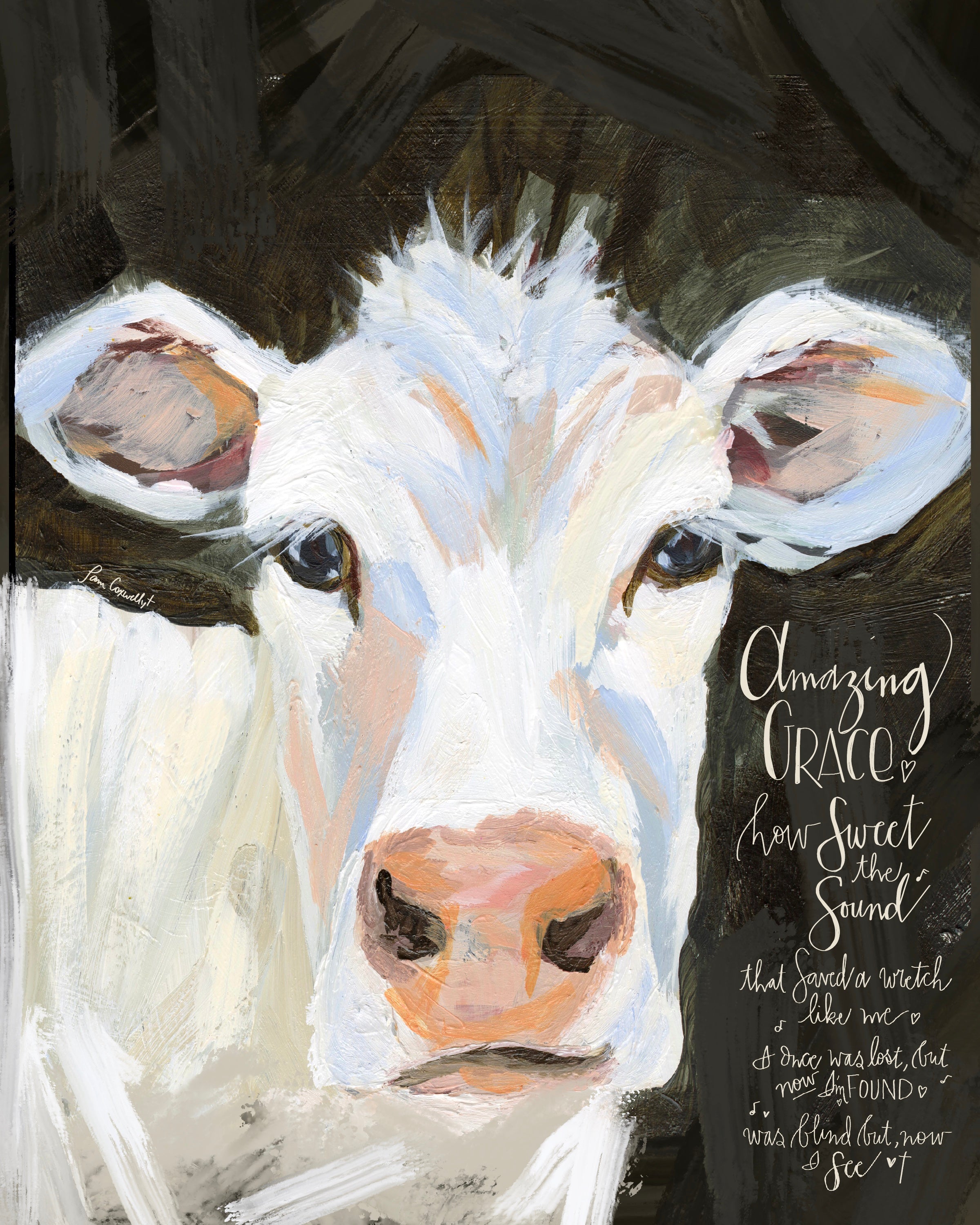 Sweet Farm Faces Car Charm