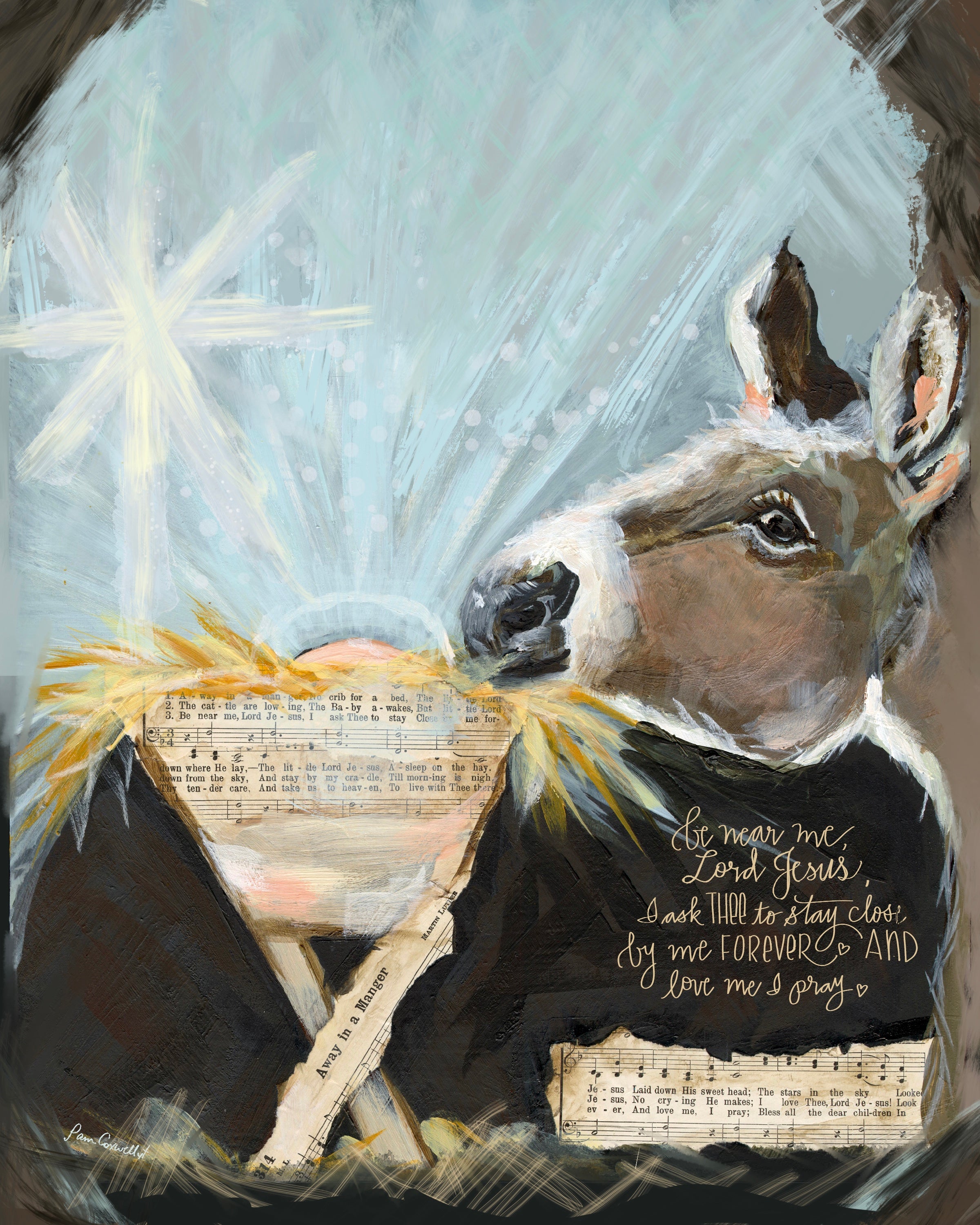 Be Near Me Donkey - Christmas Card (Pack of 6)
