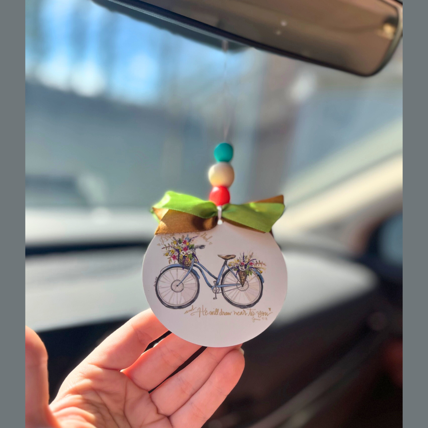 Flower Shoppe Car Charm