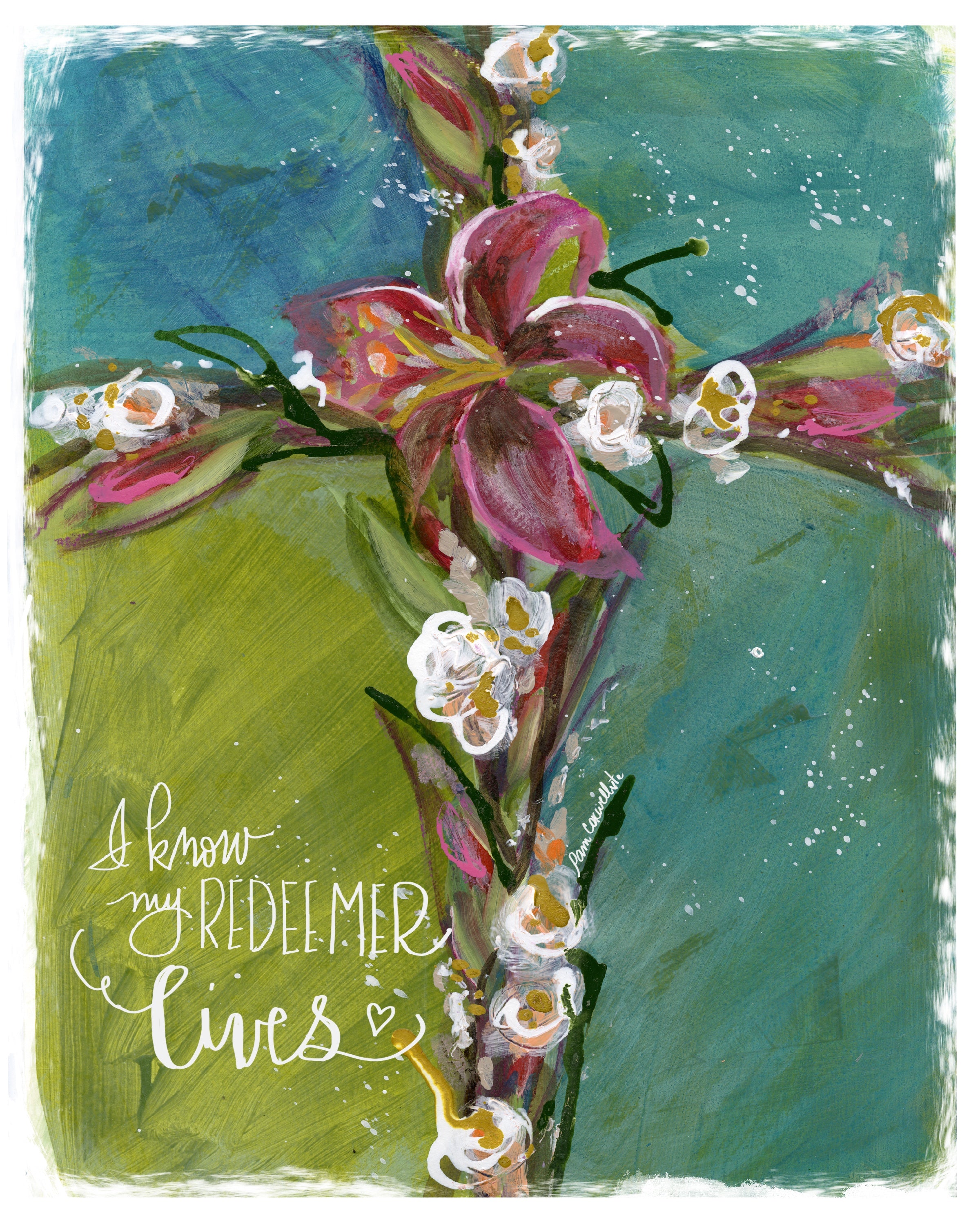 Redeemer Lives Car Charm