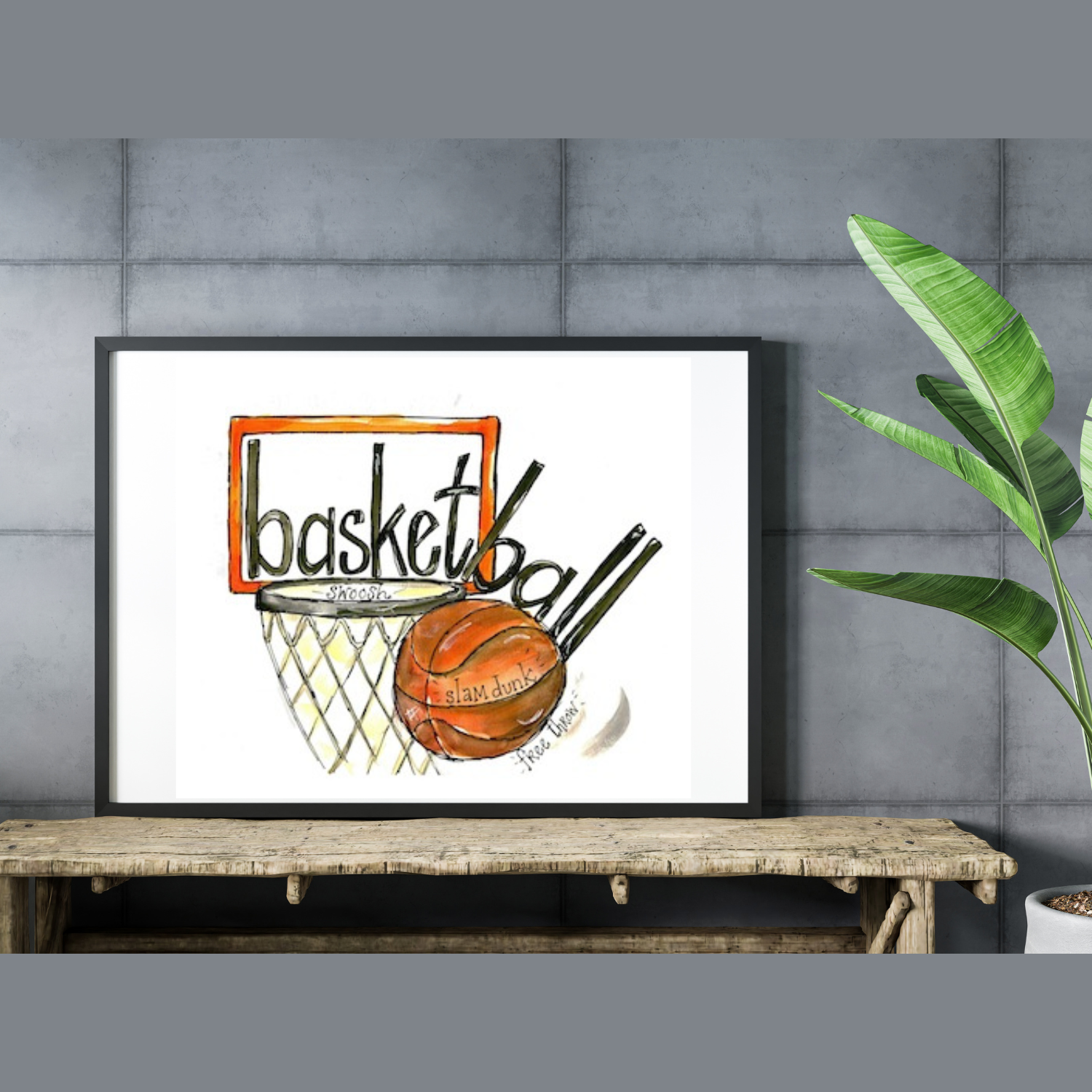 Basketball - Word Art