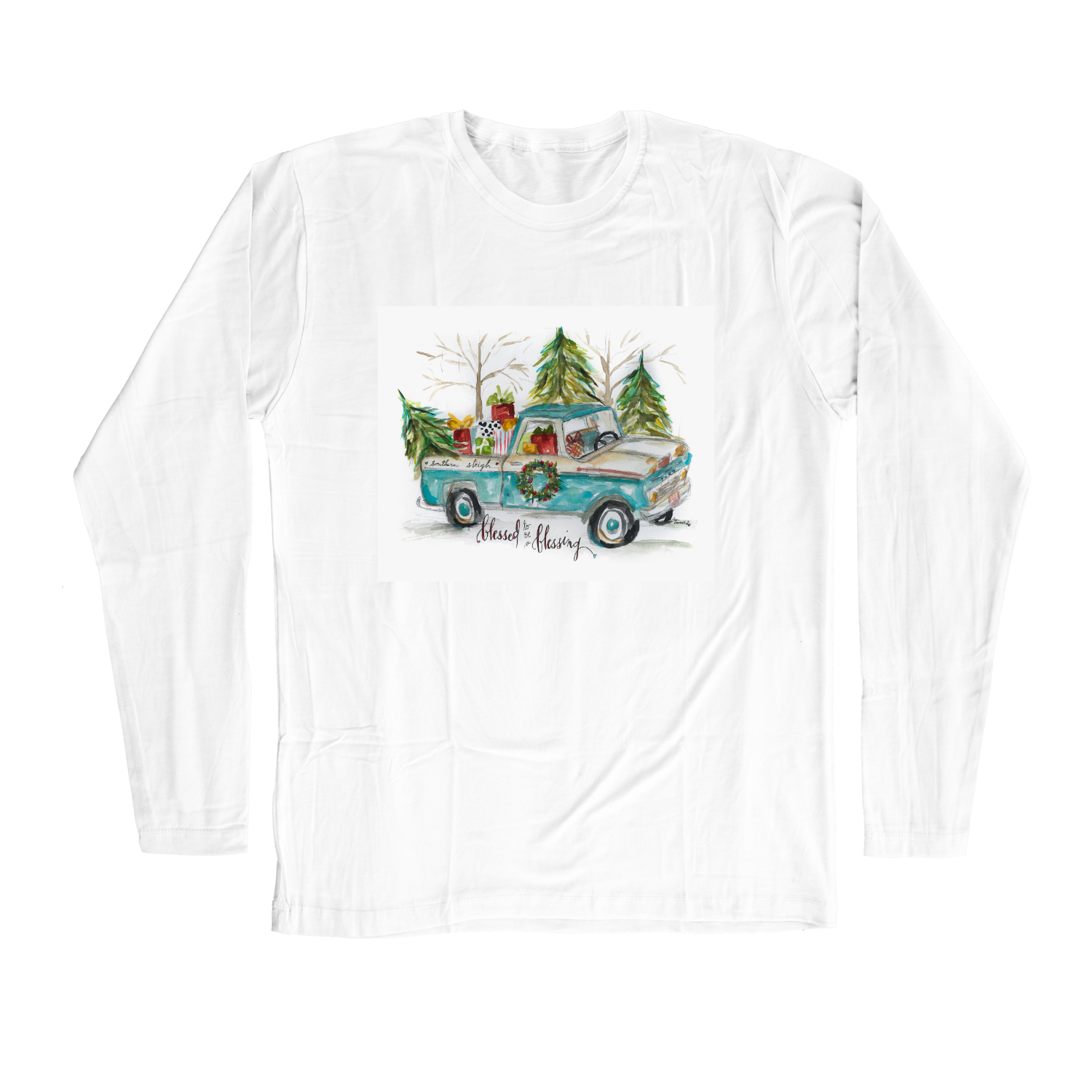 Christmas Truck Adult T-Shirt