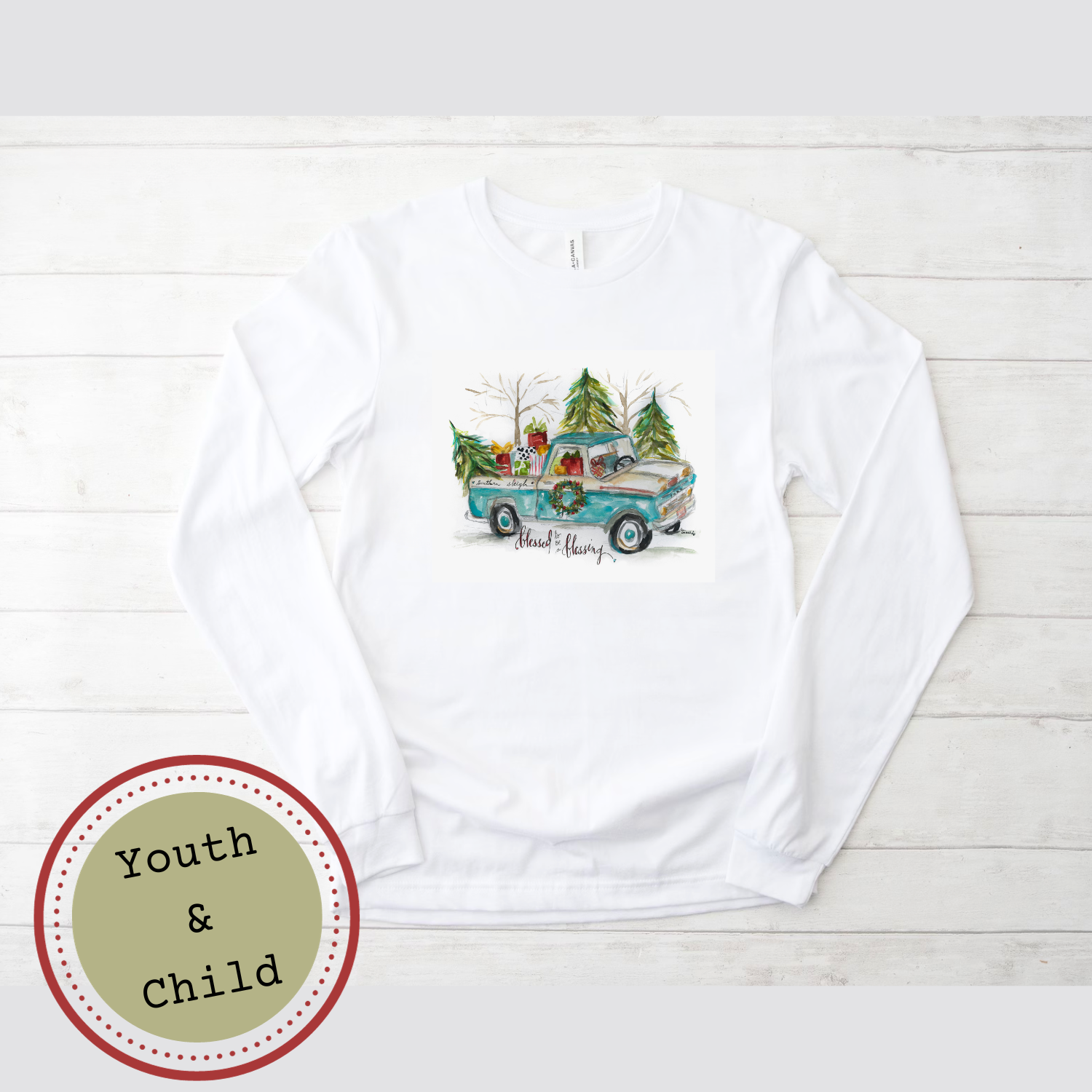 Christmas Truck Child & Youth Shirt