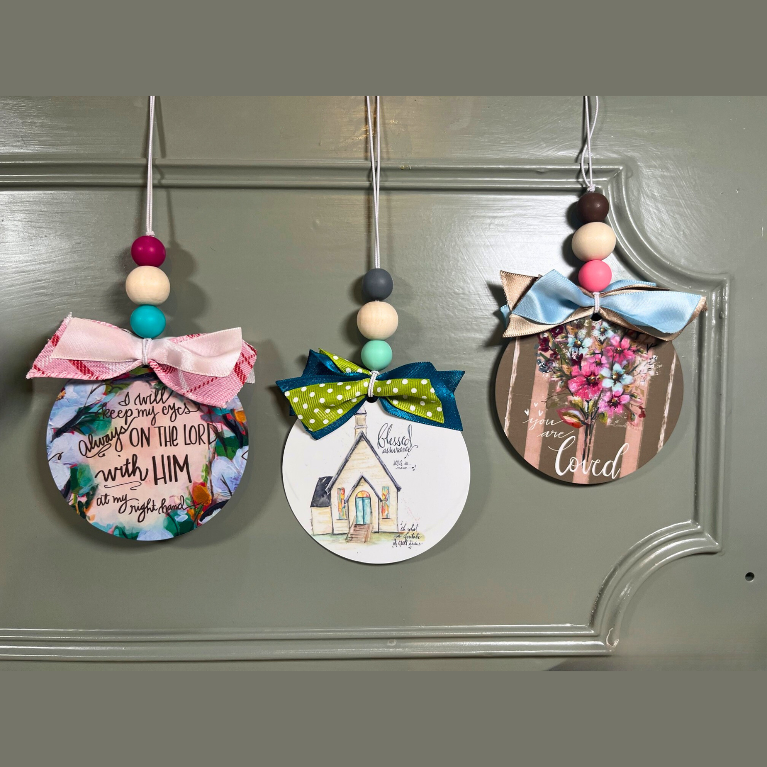 You Are Precious & Loved Car Charm