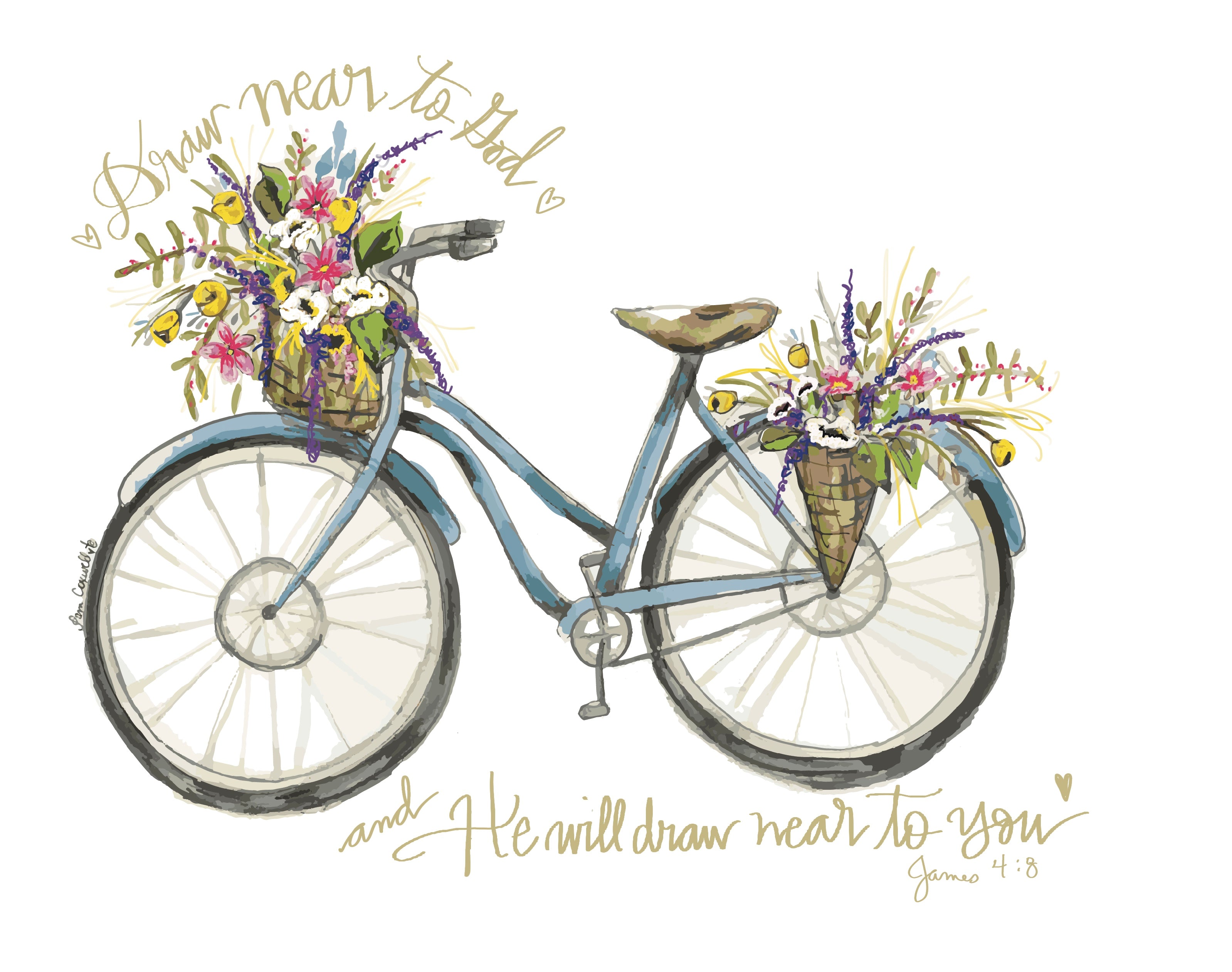 Flower Shoppe Car Charm