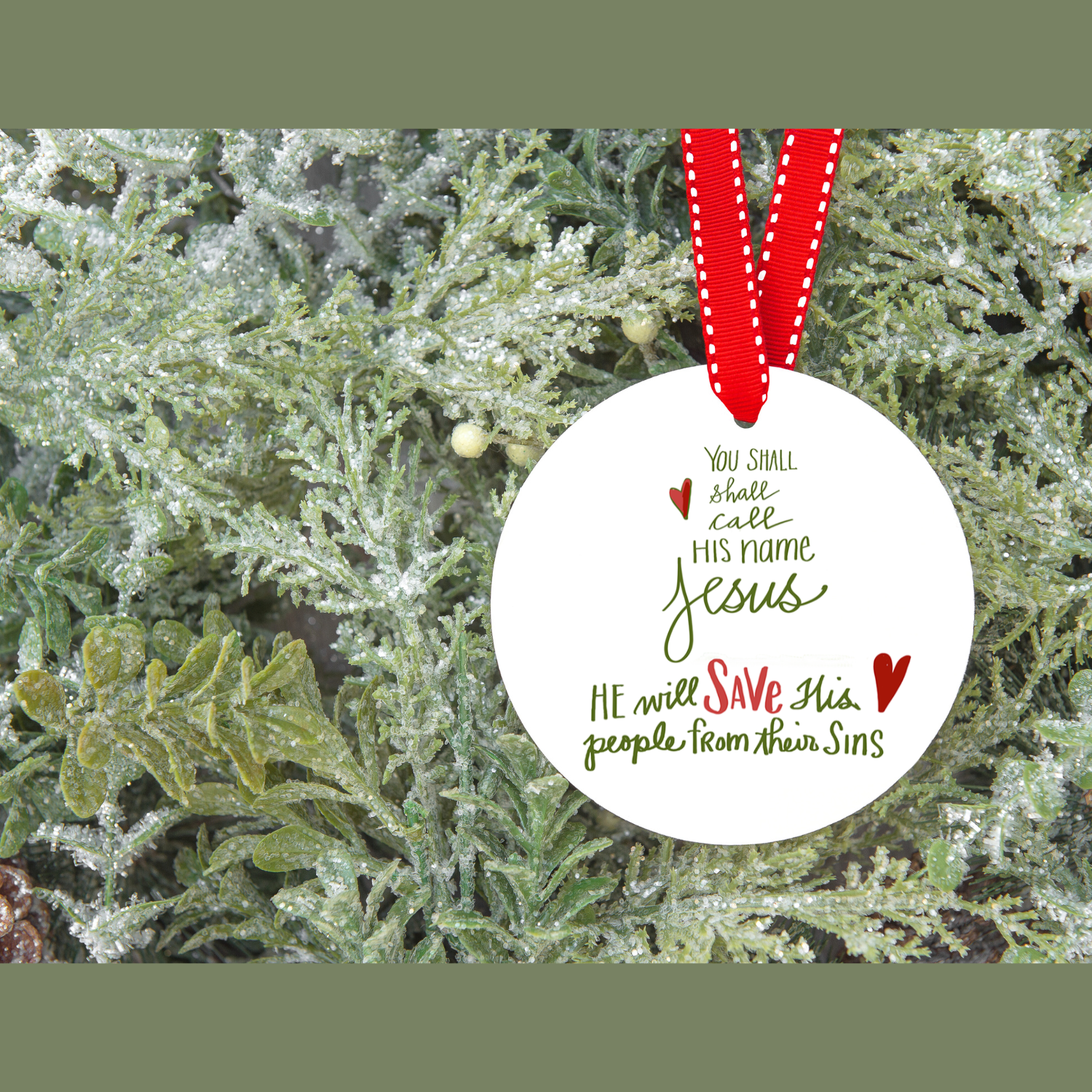 King of Kings Reversible Ornament