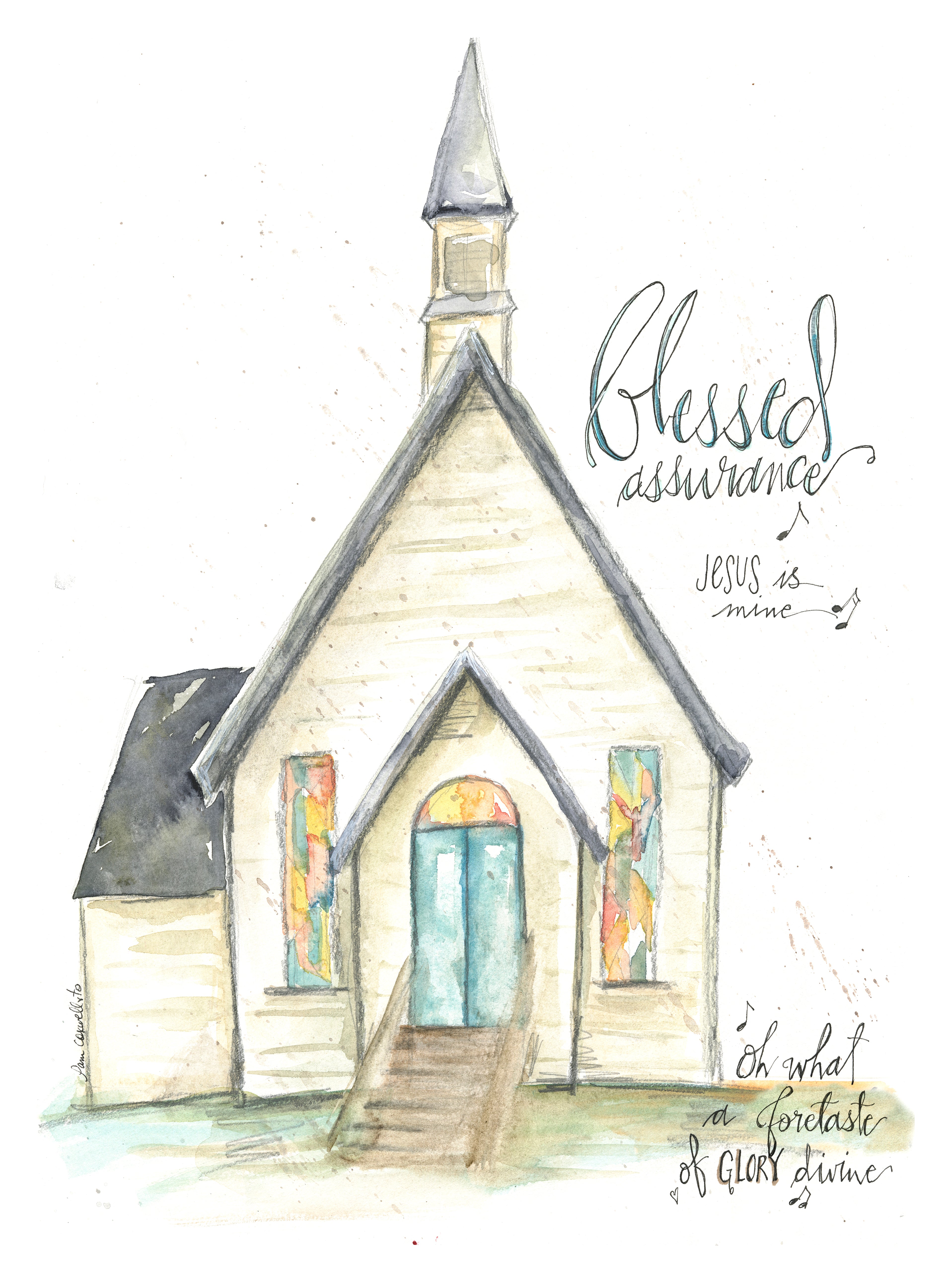 Classic Chapels Car Charm