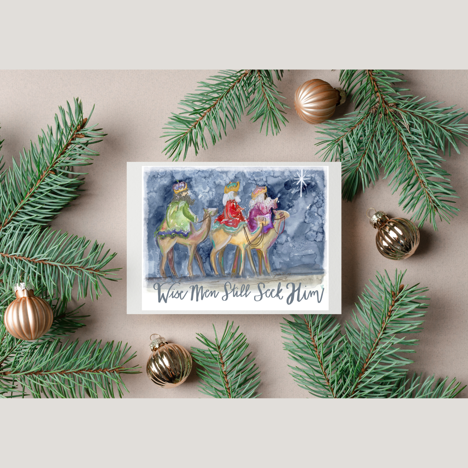Wise Men - Christmas Card (Pack of 6)