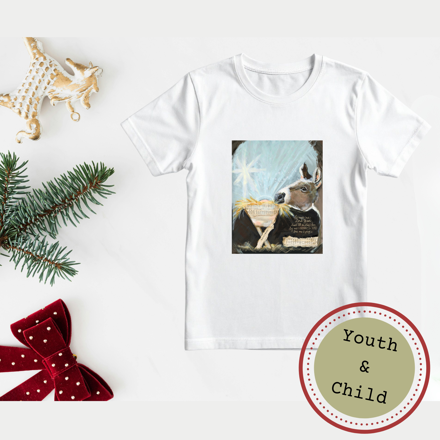 Be Near Me Donkey Child & Youth Shirt