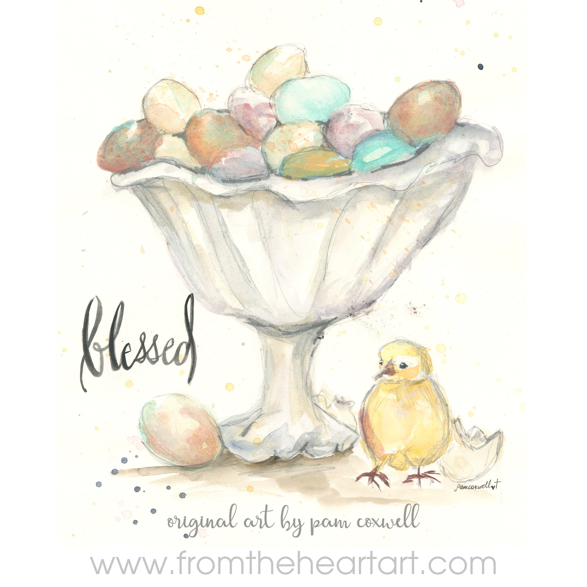 Blessed Baby Chick & Eggs
