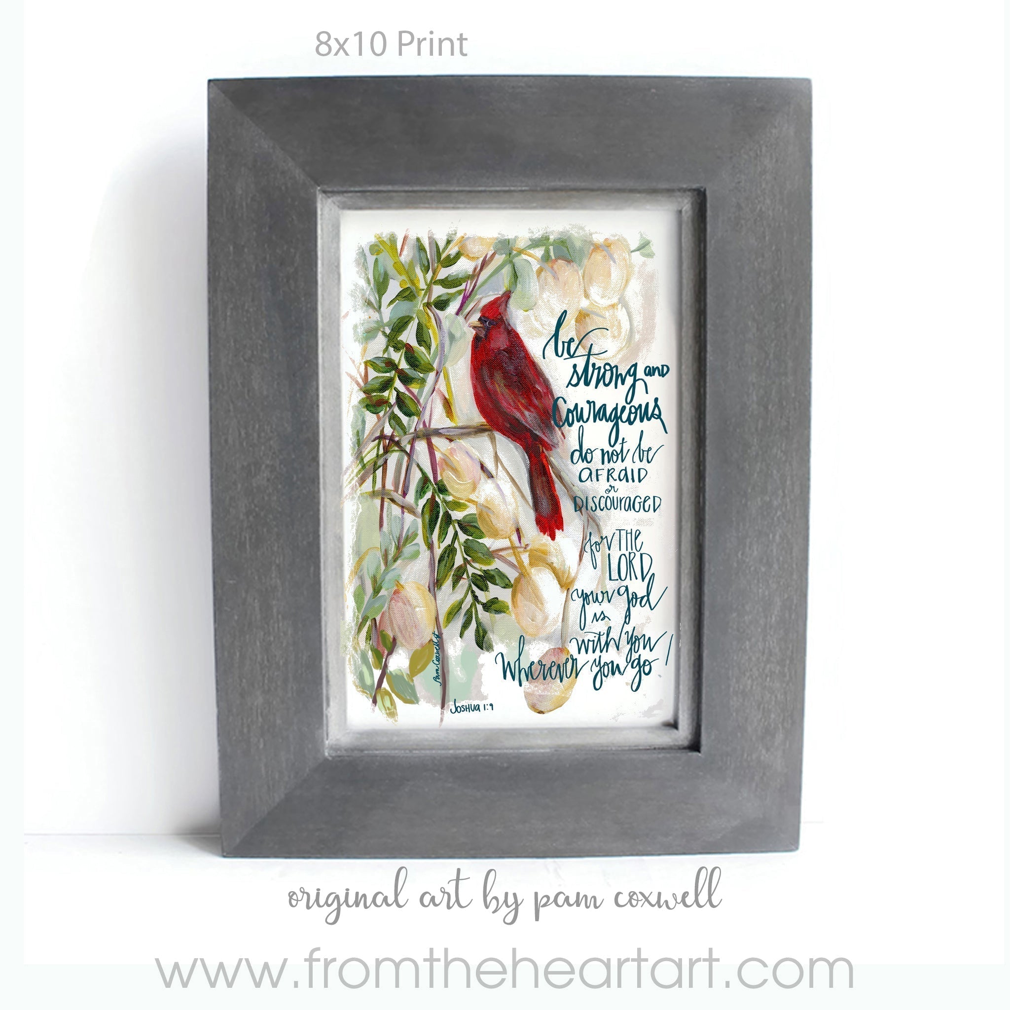 Be Strong Cardinal – From the Heart Art