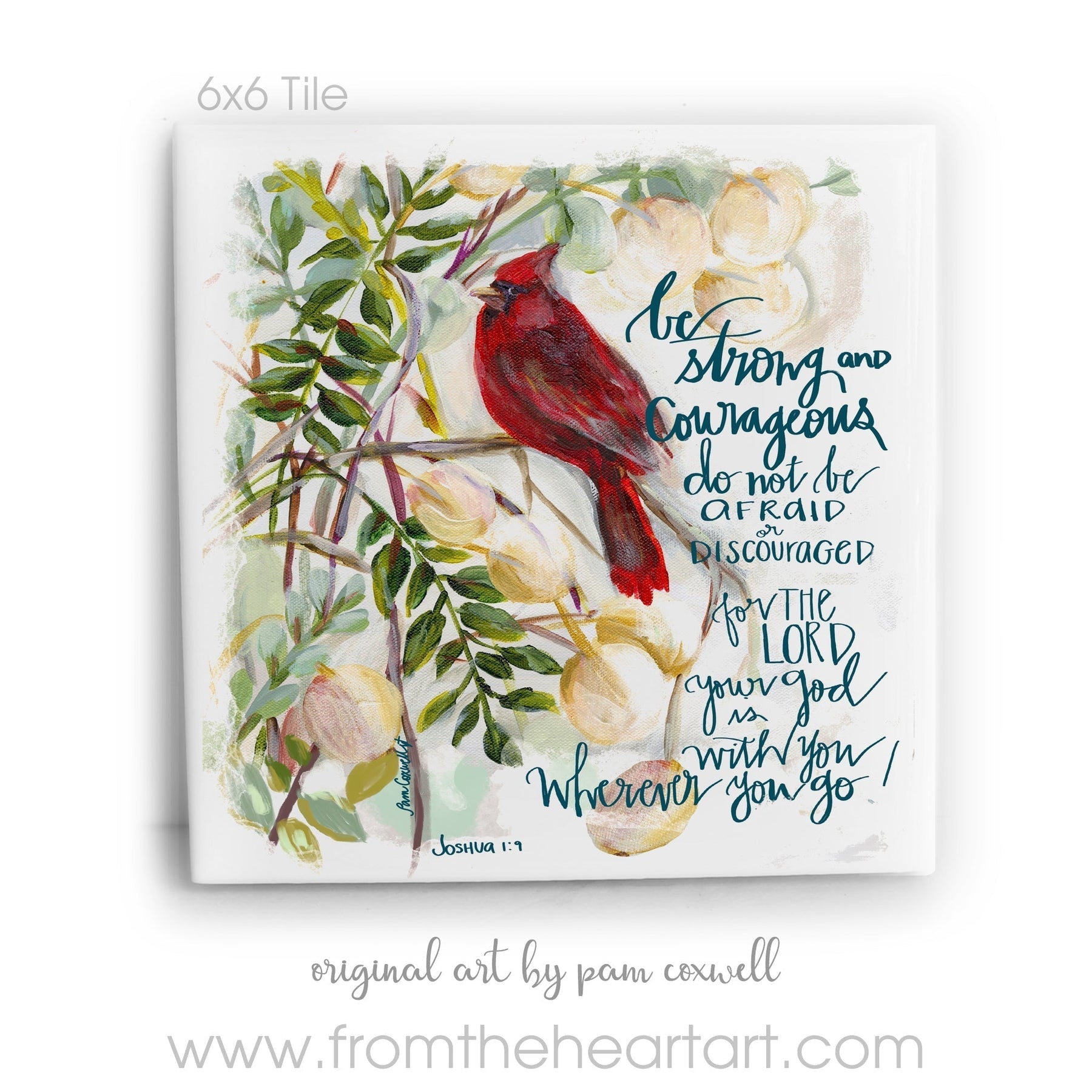 Be Strong Cardinal – From the Heart Art