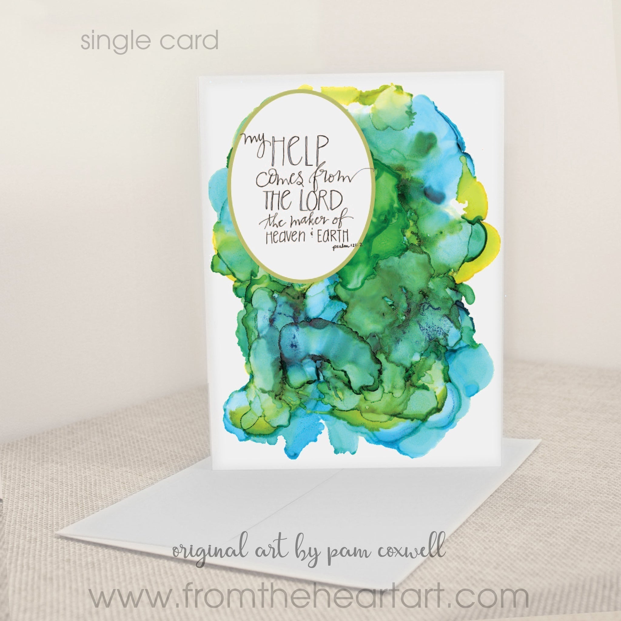 My Help comes from The Lord | Notecards