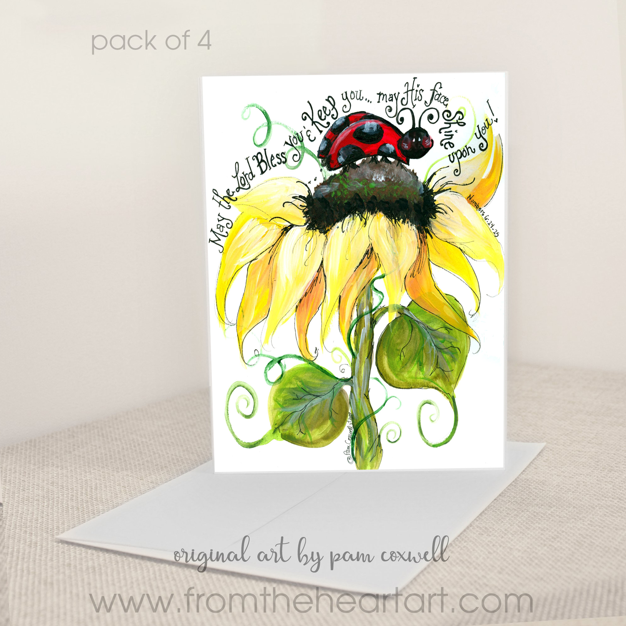Ladybug and Sunflower