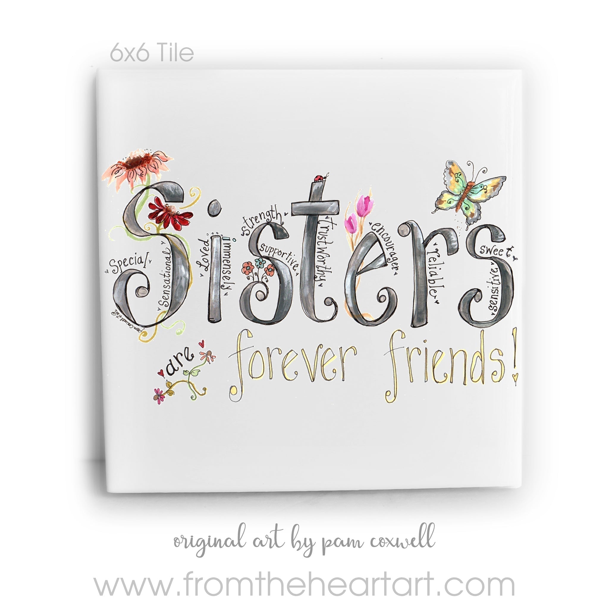 Sisters - Word Art